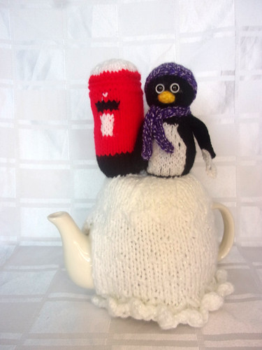 Hand knitted novelty penguin - novelty,