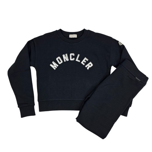 Moncler girls black - moncler, logo
