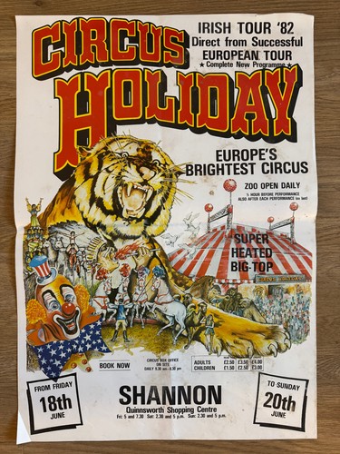 Vintage 1982 circus - vintage,