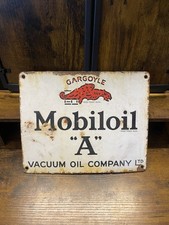 Genuine Rare Vintage Mobiloil