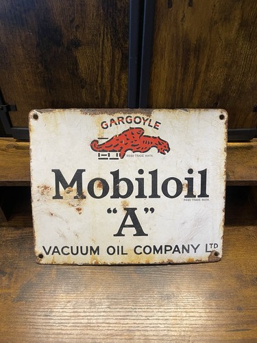 Genuine rare vintage mobiloil - vintage,