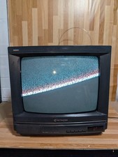 Vintage Hitachi TV Radio CRT Television, Picks Up Radio, No Remote