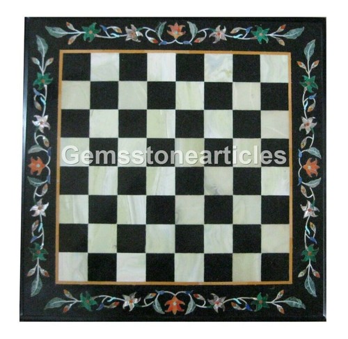 Black marble chess coffee - black,