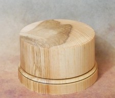 Ash Round Wooden Display