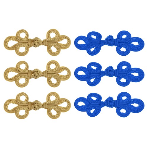 6pcs chinese knots frog - 6pcs,