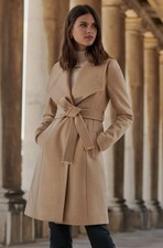 Lipsy Camel Wrap Wool Blend