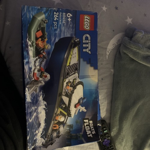 Lego city police - lego, boat
