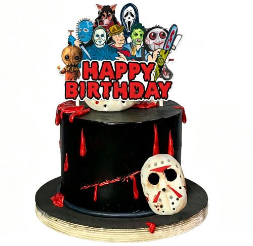 Horror movie cake topper saw - movie,