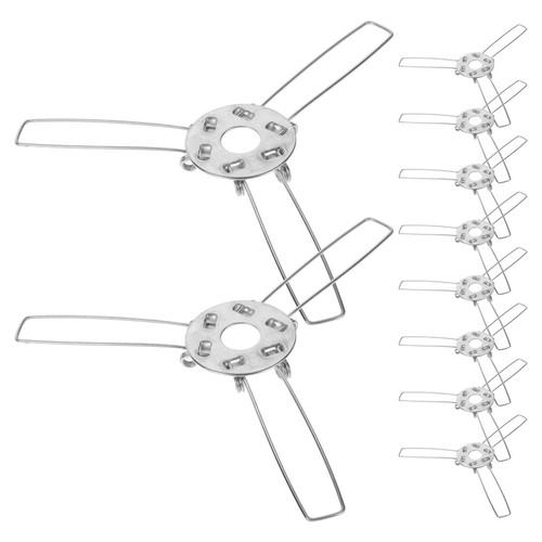 10pcs silver lamp shade - lamp, clips