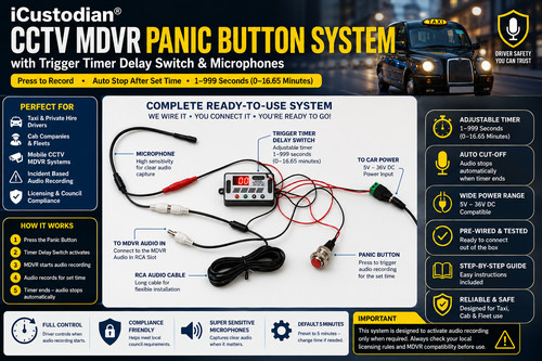 Taxi cctv mdvr - mdvr, button