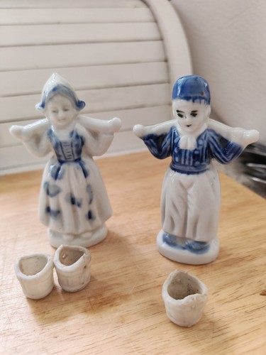Vintage delftware style boy - delftware-style,