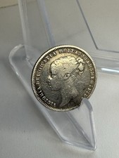 1878 Victoria Silver Sixpence Coin In Collectable Condition.