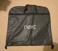 NEXT Black Zipped Closure Suit Cover Carrier Garment Bag