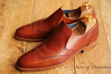 Barker Brown Leather Shoes Loafers Mens UK 7.5 F EU 41.5 US 8.5