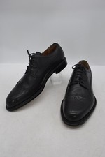 Bexley Black Leather Brogue Shoes Size 44.5 EU 10.5 UK Goodyear Welted
