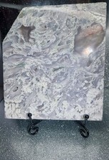 Moss Agate Druzy Slab -