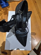 Ladies Black Glitter Dress