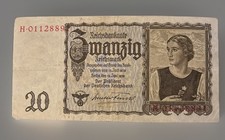20 Reichsmark Banknote-1939
