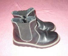 UNISEX KIDS SIZE 13 BLACK CHELSEA BOOTS LUMBERJACK 