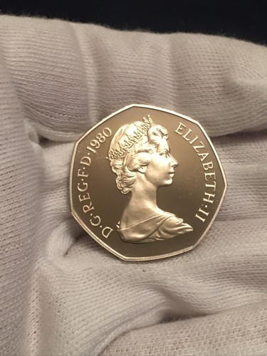 1980 proof 50p britannia - 1980,