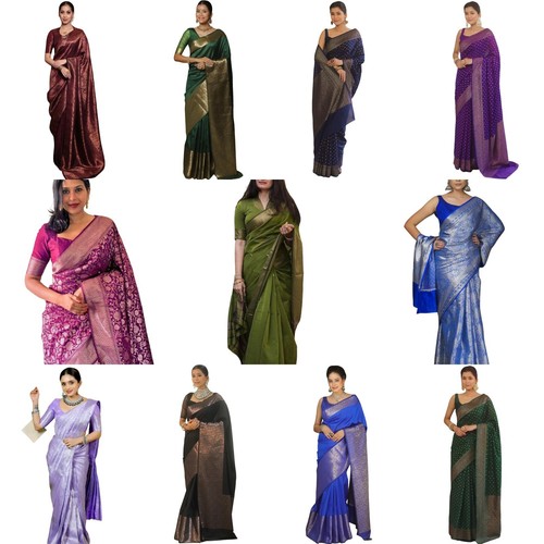 Banarasi soft silk saree - silk, pure