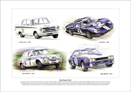 Sporting fords fine art print - fords,