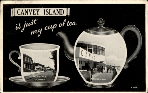 Vintage postcard canvey island - postcard,