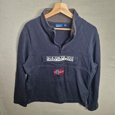 Mens Napapijri 1/4 Zip Fleece