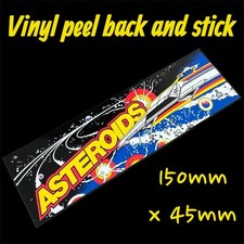 Asteroids 1980's Logo Vinyl