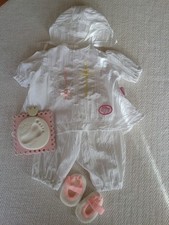 Zapf Creations Baby Annabell Doll Christening Outfit & Footprint Picture