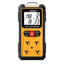 Handheld Gas Detector Gas 4-in-1 Gas Monitor Meter Tester Analyzer Rechargeable