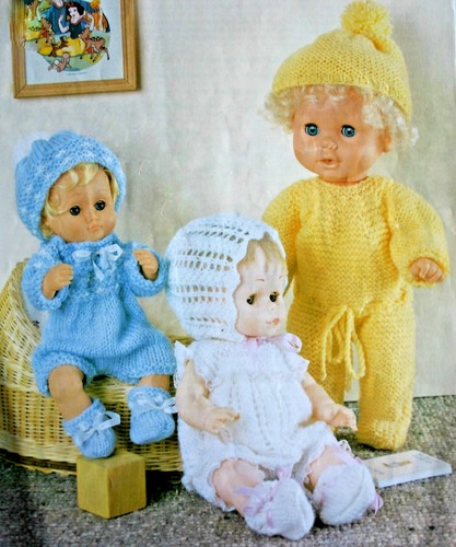 H96 dolls knitting pattern - knitting,