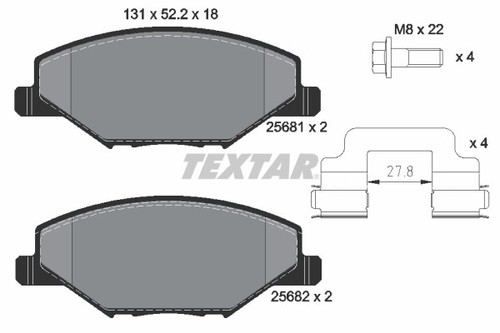 New brake pad set - brake,