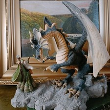 Rare Hap Henriksen Land Of Legends Wizards and Dragon Confrontation figure