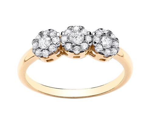 9ct yellow gold silver - yellow, on