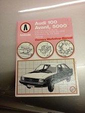 Audi 100 Avant 5000 AUTOBOOKS Workshop Manual  1976-80 models .
