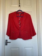 Marks & Spencer Red Linen Mix