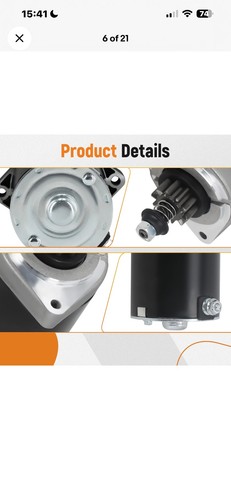 Starter motor for - for, kawasaki