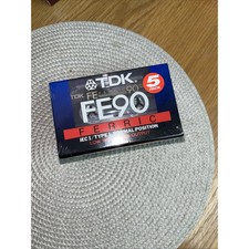 Tdk fe90 audio cassette tapes - cassette,