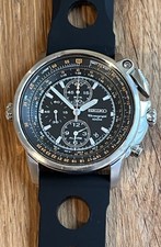 Seiko Flightmaster Men's Chronograph Alarm Quartz Watch