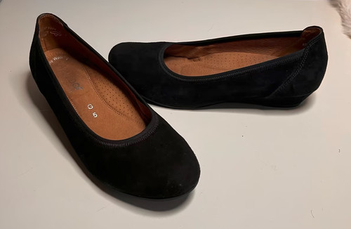 Wedge pumps gabor black 38 - black, 5