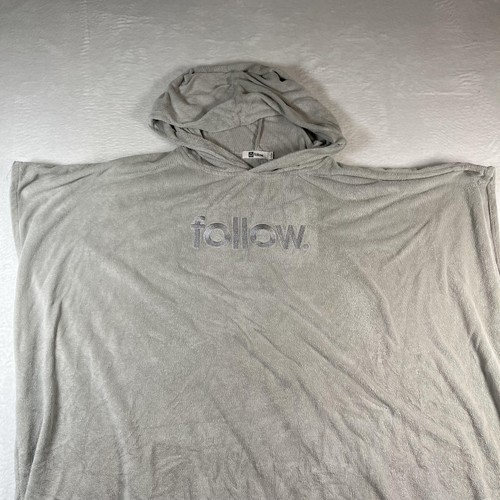 Follow robe mens large gray - follow,