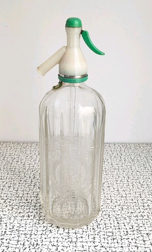 40s vintage etched glass - vintage,