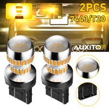 2Pcs 7440 W21W WY21W LED Bulbs