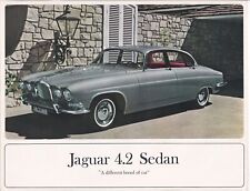 THE JAGUAR 4.2 SEDAN "A DIFFERENT BREED OF CAT" USA MARKET LEAFLET.