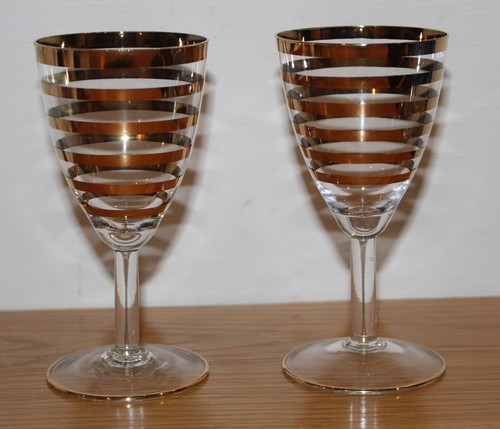 Vintage pair cordial glasses - vintage,