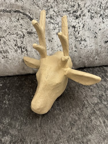Decoupage deer head - decoupage, papier