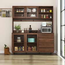 63" W Large Kitchen Hutch