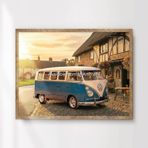 Volkswagen camper car poster - camper,
