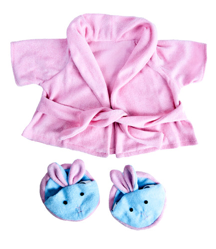 Pink bathrobe slippers 16 - &,